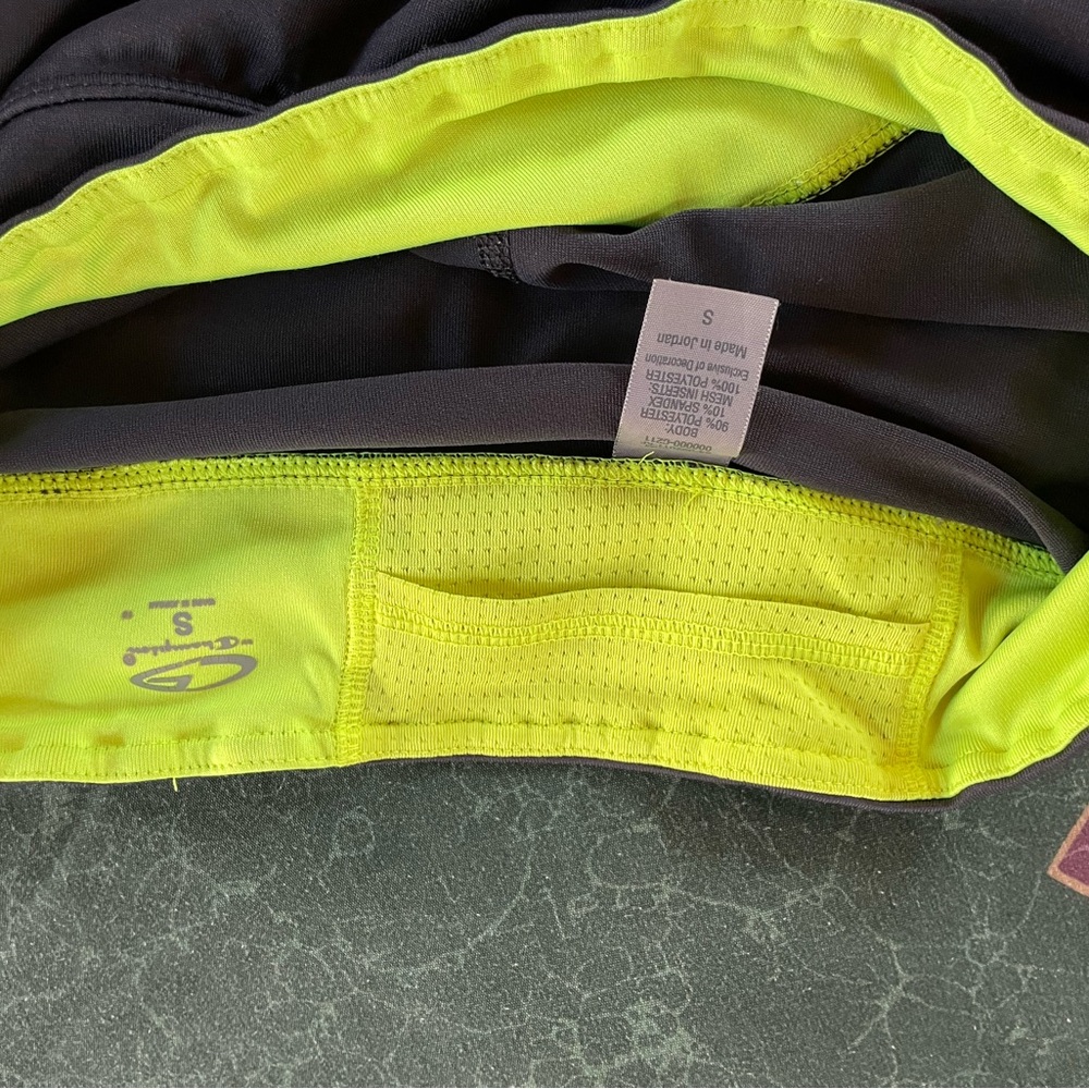 Champion Women's Black and Gray Skorts with Neon Accents - Picture 8 of 11